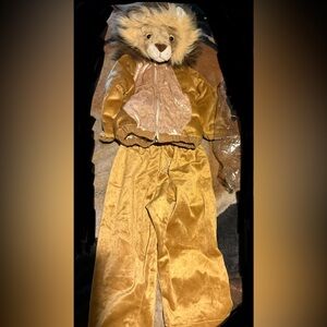 Lion Costume 24month 2 pc jacket attach lion hood & pants vintage 2003 (NOS) NEW